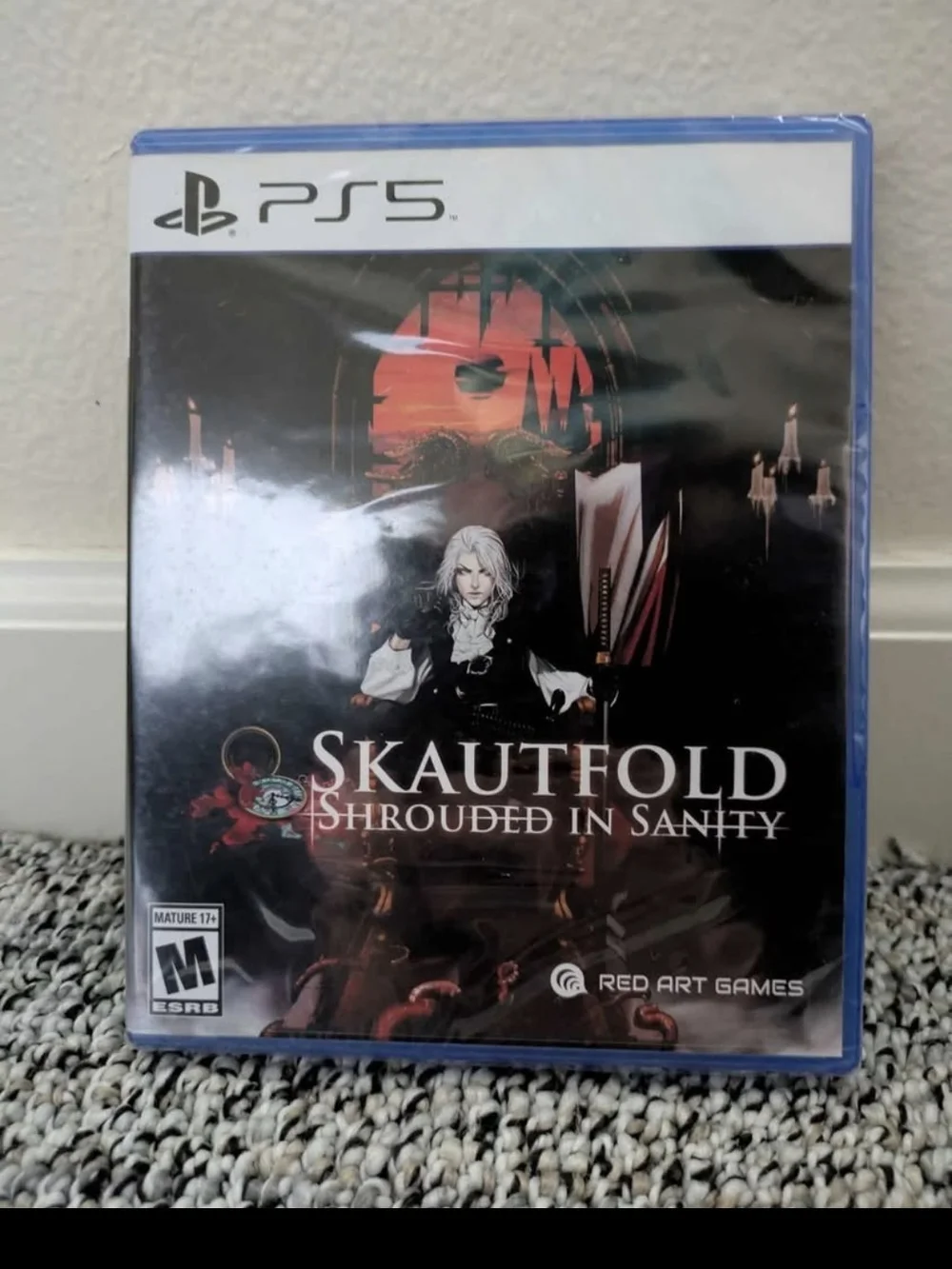 Sony PS5 Skautfold: Shrouded in Sanity - Black, White, Red